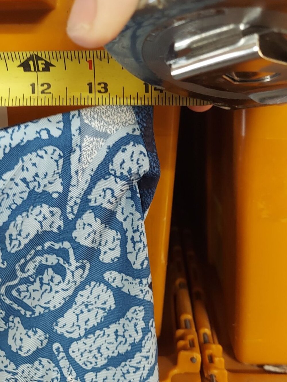 White House Black Market Maxi Ruched Front Dress Blue Floral Print Size S - Picture 2 of 7